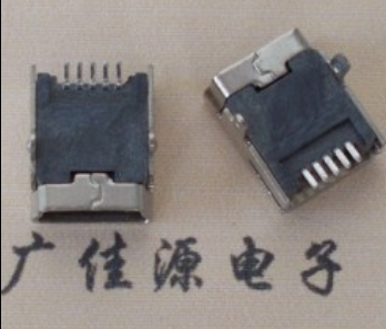 龙岗mini usb 5p接口 迷你 卧式插座 端子贴片 接插件