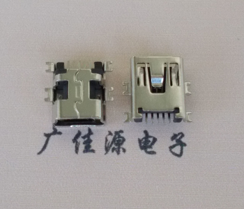 龙岗MINI USB2.0母座 迷你 5P全贴沉板1.8数据接口