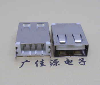 龙岗USB AF立式 直插 加长款17.5MM 大电流3A插座