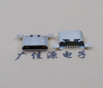 龙岗MK USB B Type 沉板0.9母座后两脚SMT口不卷边