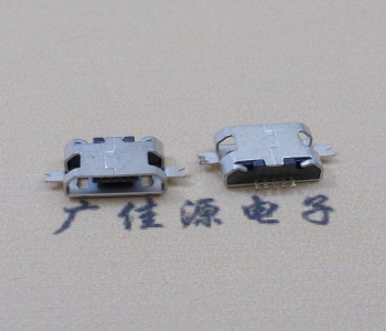 龙岗MICRO USB B型口 两脚SMT沉板0.7/1.0/1.6直边