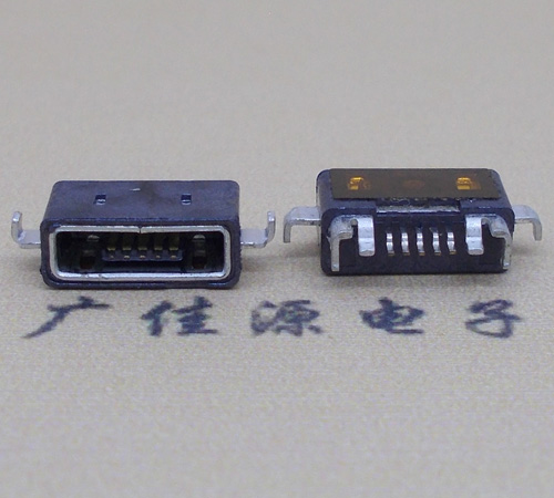 龙岗MICRO USB防水AB型口母头3D图纸封装