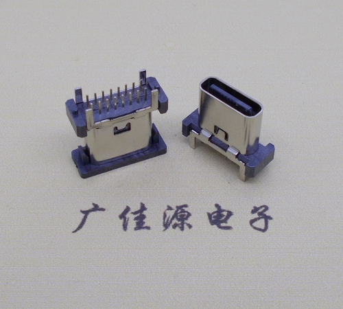 龙岗立式插板type-c16p母座长H=8.8mm